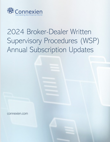 2024 Broker-Dealer WSP Annual Subscription Updates