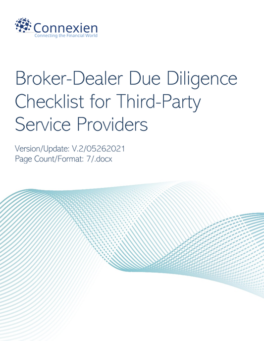 BD- Due Diligence Checklist for Third-Party Service Providers
