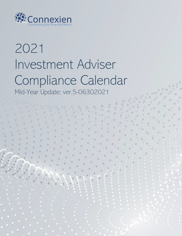 IA- 2021 Investment Adviser Annual Compliance Calendar Mid-Year Update