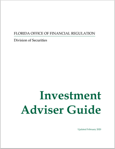IA- Florida Investment Adviser Guide