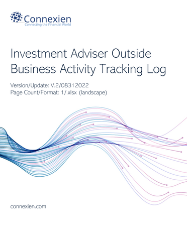 Investment Adviser Outside Business Activities (OBA) Tracking Log