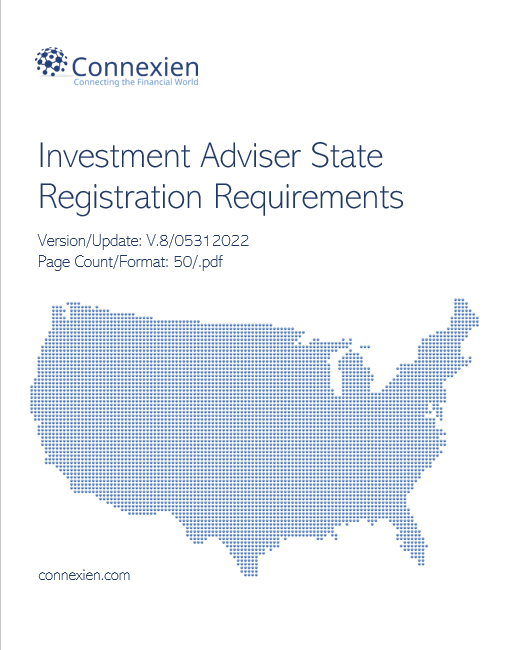 IA- Investment Adviser State Registration Requirements