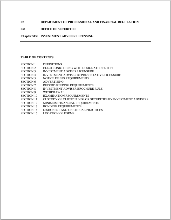 IA- Maine Investment Adviser and Representative Registration Requirements