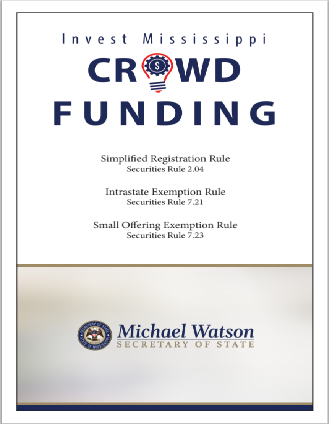 MS- Mississippi Invest Crowdfunding Informational Pamphlet